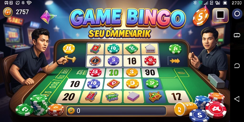 Gameplay seru Bingo di aplikasi 2757.