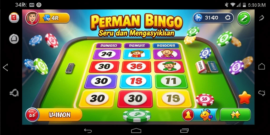 Screenshot gameplay Bingo di 34R yang memukau dan menarik.