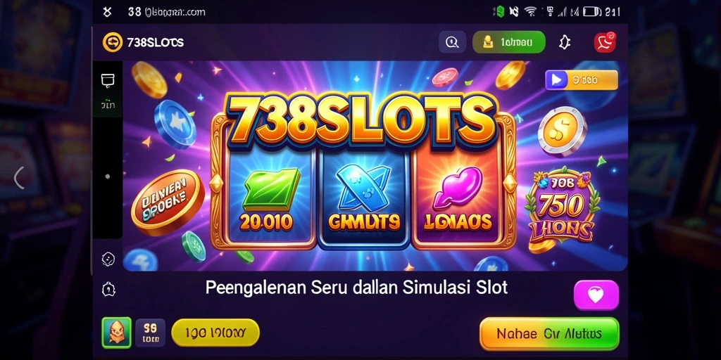 Screenshot 738SLOTS menampilkan gameplay menarik dan grafis yang memukau.