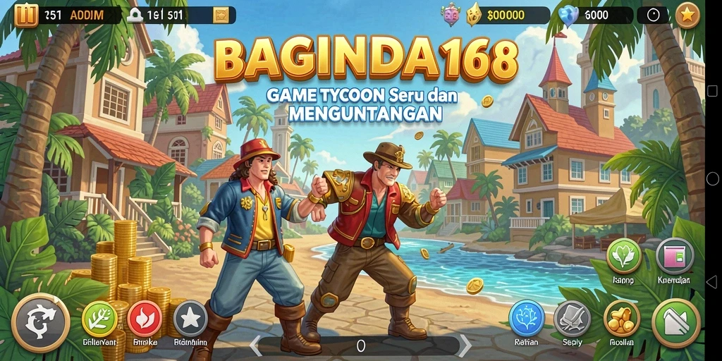 Tampilan menarik dari gameplay BAGINDA168 yang menunjukkan dinamika bisnis.