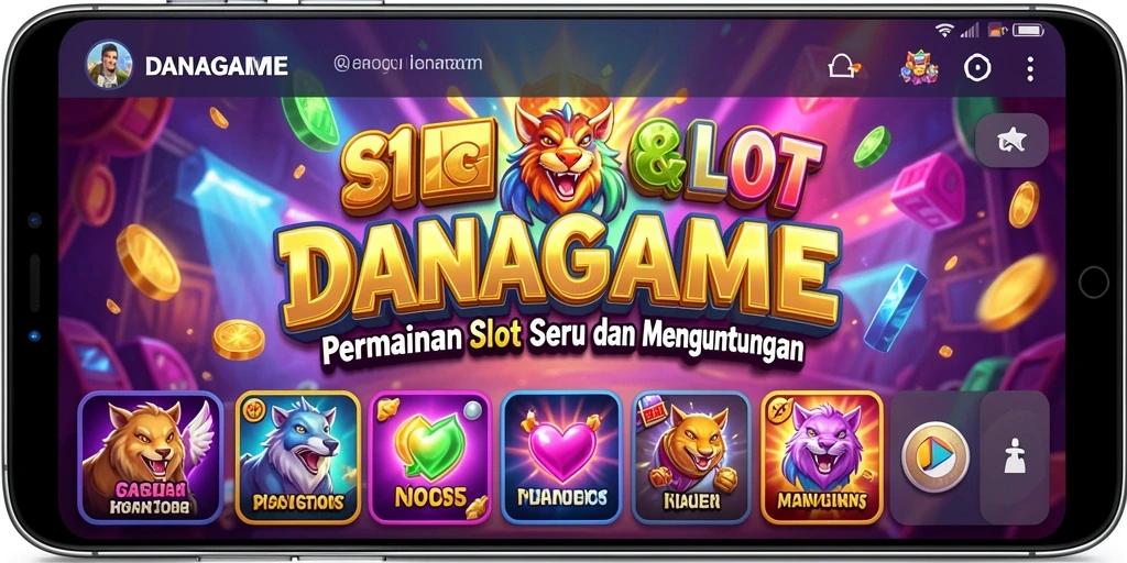 Gameplay seru dari DANAGAME yang menghadirkan slot bertema menarik.