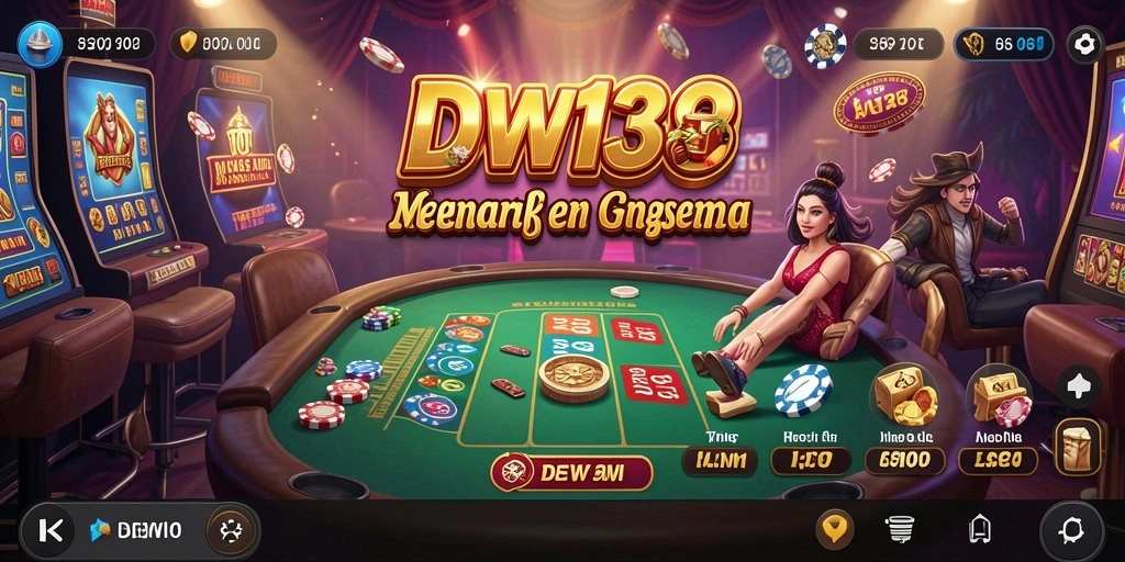 Ilustrasi gameplay menarik dari DEWI138 yang menampilkan momen seru di Kasino.