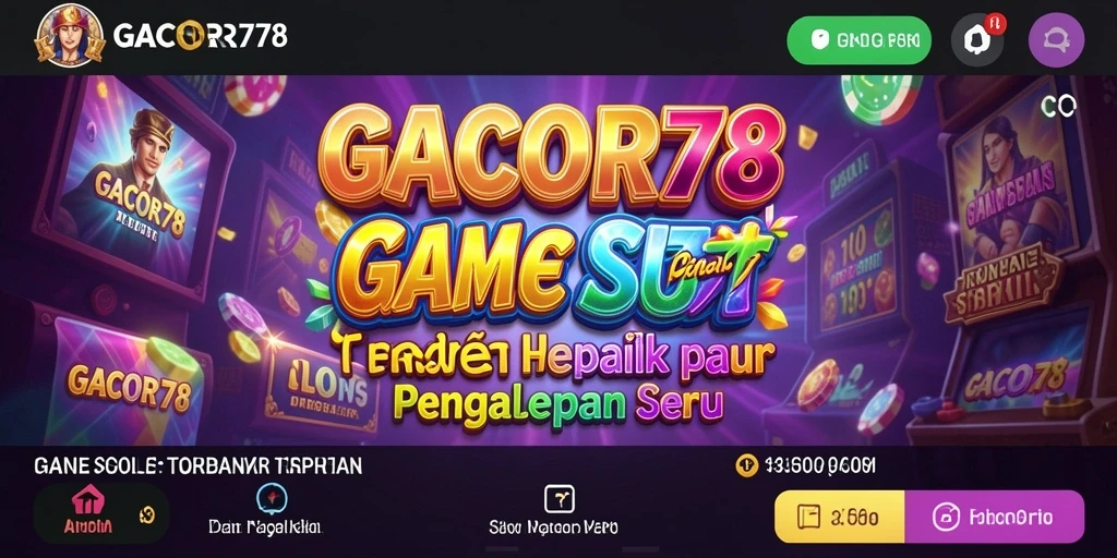 Screenshot gameplay GACOR78 yang menampilkan mesin Slot yang menarik.