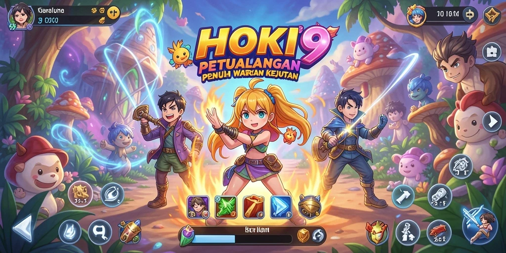 Gameplay HOKI9 yang penuh warna dan menakjubkan.