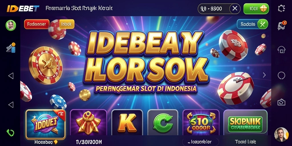 Tampilan menarik dari gameplay Slot di IDEBET yang menghibur.