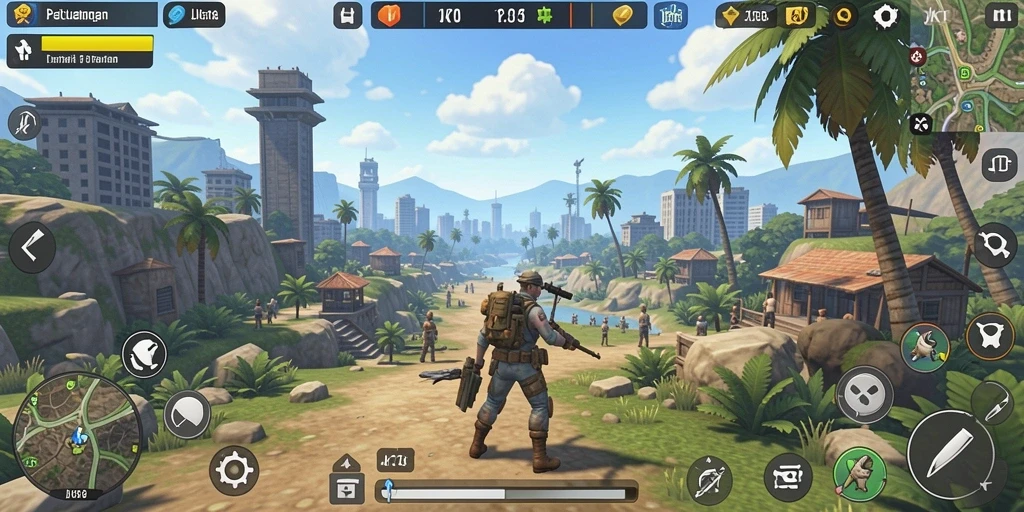 Gameplay JKT8 menampilkan eksplorasi dunia Open World yang mendebarkan.