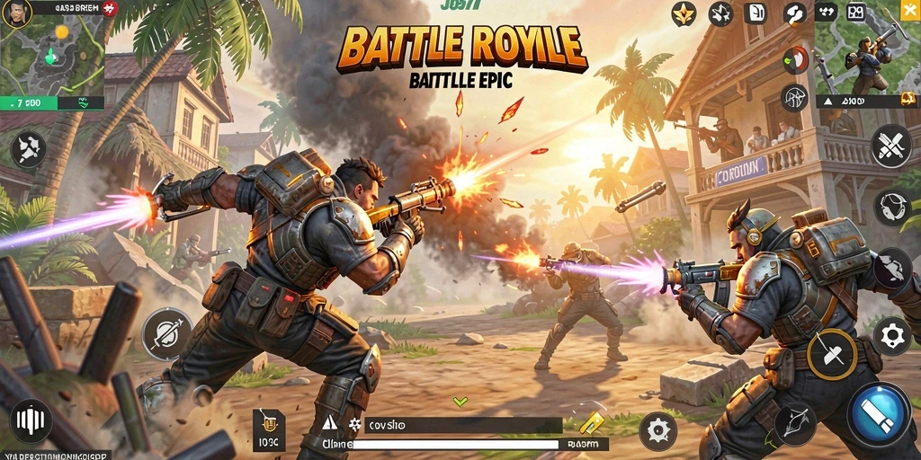 Gameplay seru di JOS77 dengan aksi Battle Royale yang mendebarkan.