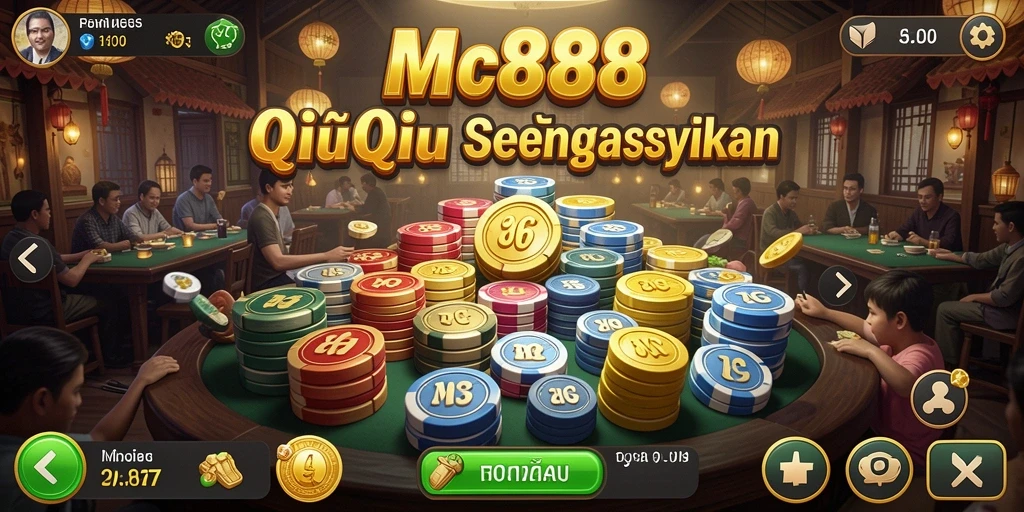Tampilan luar biasa dari gameplay QiuQiu di MC888.