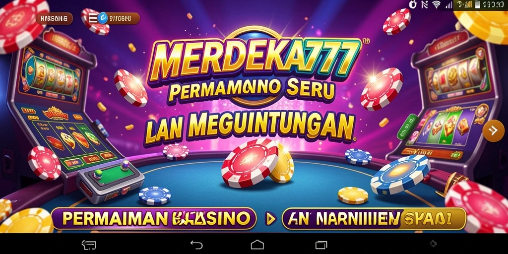 Screenshot gameplay <strong>MERDEKA777</strong> yang menunjukkan keseruan permainan kasino.