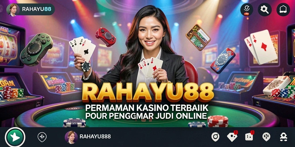 Tampilan antarmuka RAHAYU88 yang menawan dengan gameplay Kasino yang menarik.