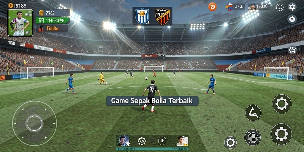 Tampilan gameplay seru dalam RI188 yang memukau.