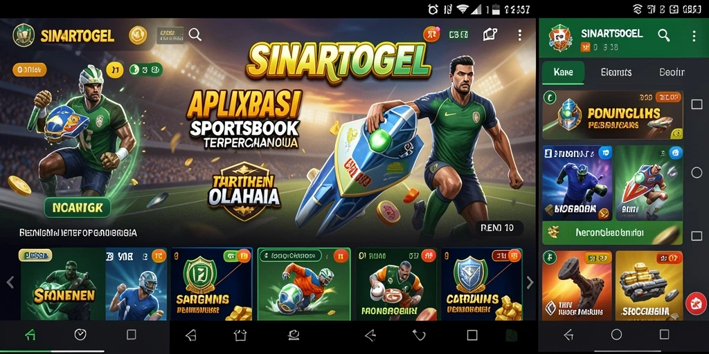 Tampilan gameplay SINARTOGEL yang menarik dan interaktif saat taruhan olahraga.