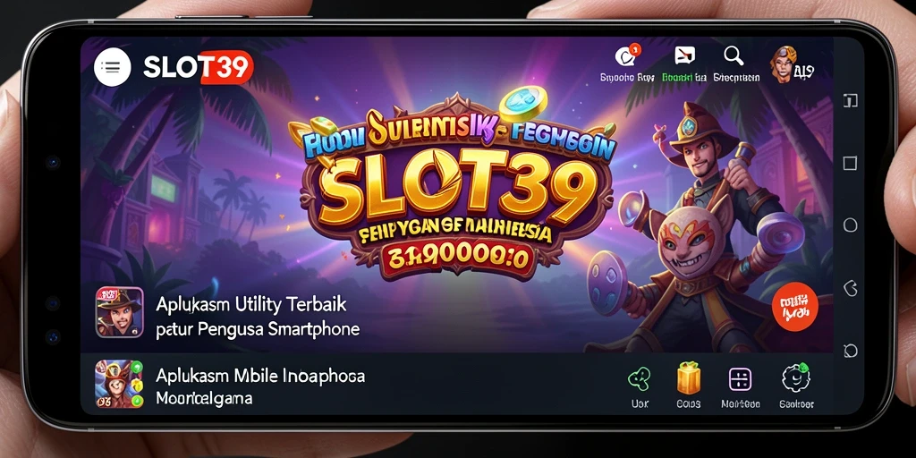 Tampilan antarmuka pengguna SLOT39 yang sederhana dan efisien.
