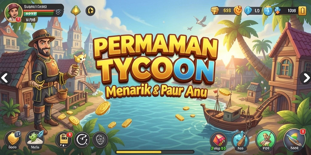 Tampilan gameplay V98 yang menarik dan interaktif.