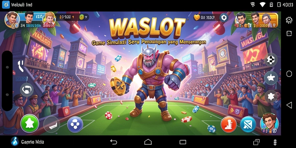 Tangkapan layar gameplay WASLOT yang menampilkan elemen simulasi yang menarik.